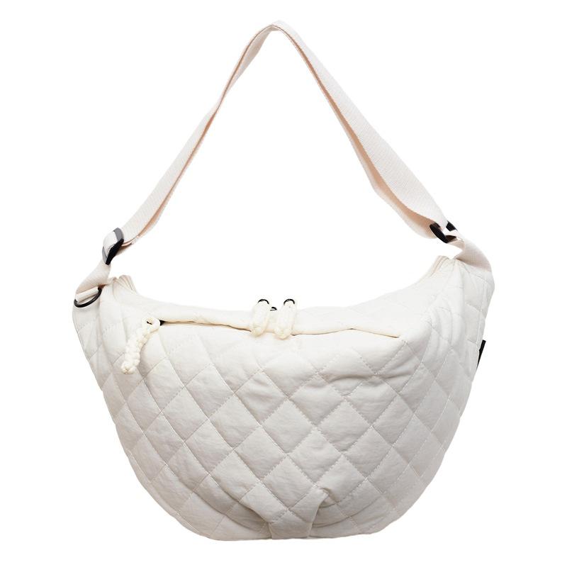 Stylish Quilted Polyester Crossbody Bag for Women – Soft Sling Bag with Drawstring Closure and Minimalist Design, Perfect for Daily Use білий
Stylish Quilted Polyester Crossbody Bag for Women – Soft Sling Bag with Drawstring Closure and Minimalist Design, Perfect for Daily Use білий
