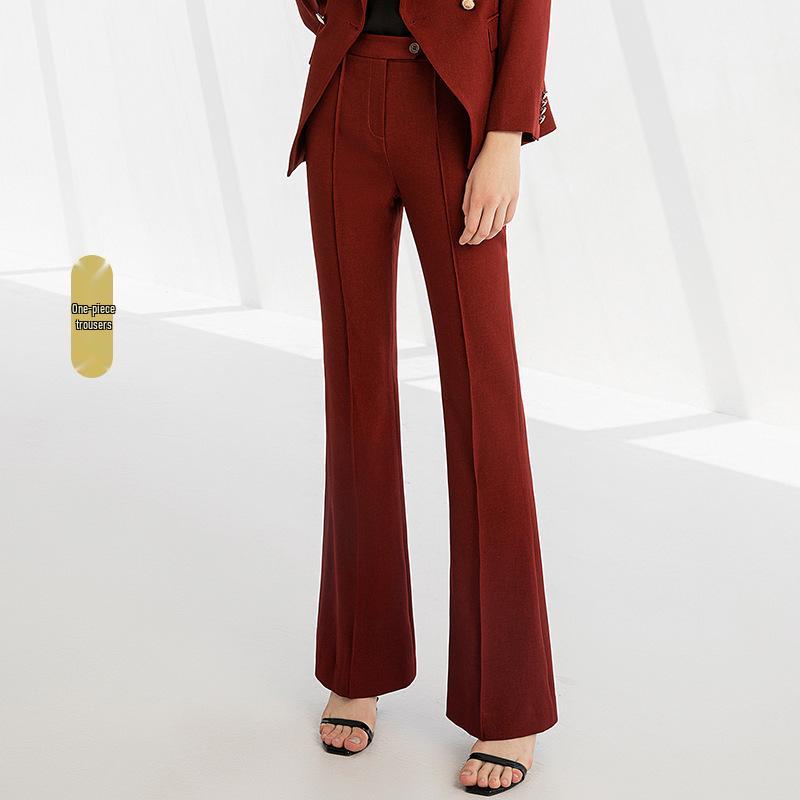 High-End Wine Red Double-Breasted Suit Set for Spring/Autumn - Professional Fashion Wear M
High-End Wine Red Double-Breasted Suit Set for Spring/Autumn - Professional Fashion Wear M