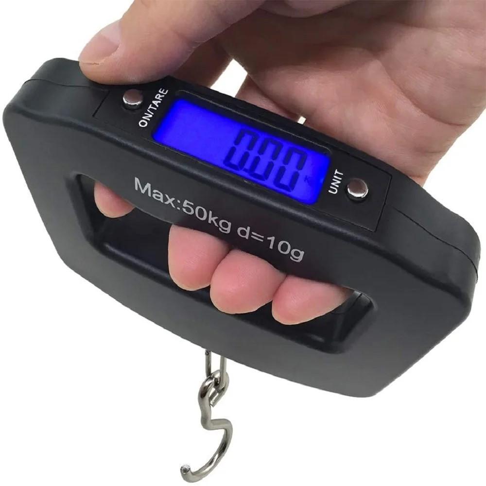 BEPAN Portable Scale Digital LCD Display 110lb/50kg Electronic Luggage Hanging Suitcase Travel Weighs Baggage Bag Weight Balance Tools
BEPAN Portable Scale Digital LCD Display 110lb/50kg Electronic Luggage Hanging Suitcase Travel Weighs Baggage Bag Weight Balance Tools
