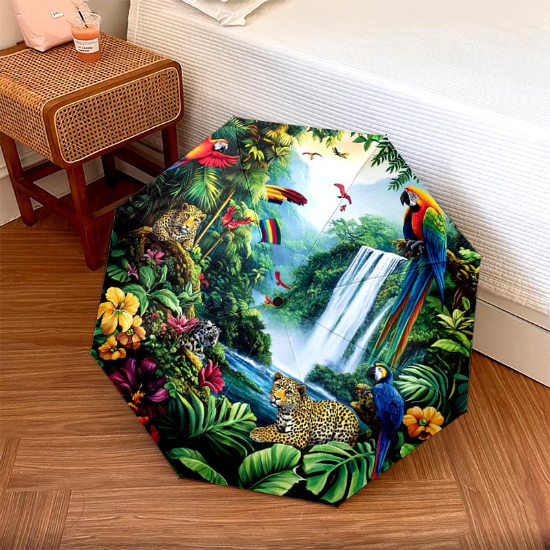 1 PC Automatic Folding Umbrella - Rainforest Waterfall Pattern, Portable & Foldable Design with 8 Ribs, Christmas Birthday Gifts
1 PC Automatic Folding Umbrella - Rainforest Waterfall Pattern, Portable & Foldable Design with 8 Ribs, Christmas Birthday Gifts