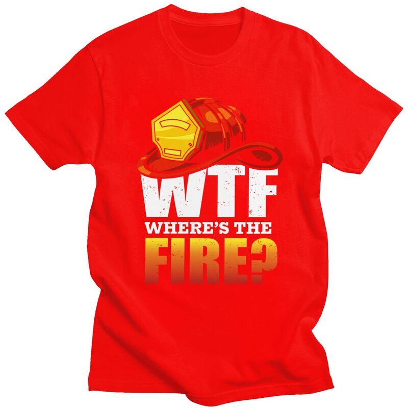 Мужская футболка WTF Wheres The Fire Смешная футболка пожарного 100% хлопок Футболки Футболка с коротким рукавом Одежда приталенного кроя S
Мужская футболка WTF Wheres The Fire Смешная футболка пожарного 100% хлопок Футболки Футболка с коротким рукавом Одежда приталенного кроя S