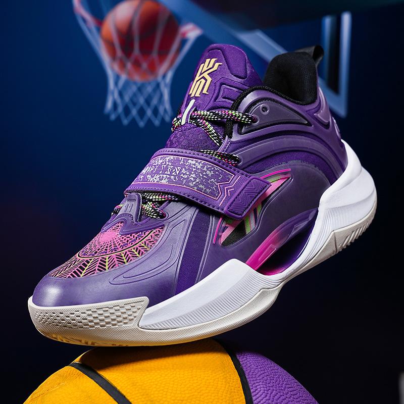 Friction sound wear-resistant non-slip high elastic actual combat basketball shoes men and women versatile college style casual Velcro sports shoes 45 фиолетовый
Friction sound wear-resistant non-slip high elastic actual combat basketball shoes men and women versatile college style casual Velcro sports shoes 45 фиолетовый