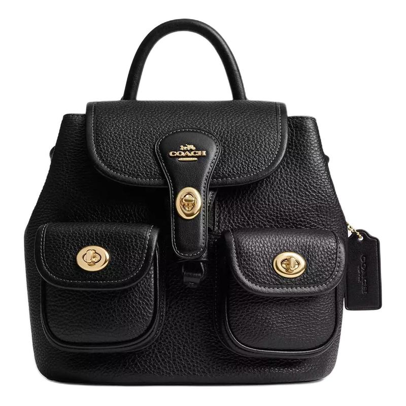 COACH Hadley 23 Logo Smooth Leather Backpack Medium Women s Black чорний
COACH Hadley 23 Logo Smooth Leather Backpack Medium Women s Black чорний