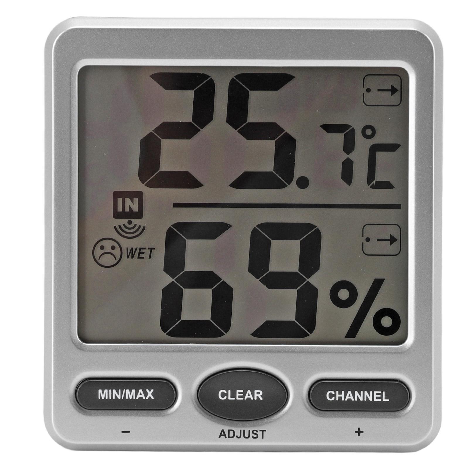 Room Thermometer Large Screen Comfort Level Indicator 24 Hours Record High Accuracy Humidity Sensor
Room Thermometer Large Screen Comfort Level Indicator 24 Hours Record High Accuracy Humidity Sensor