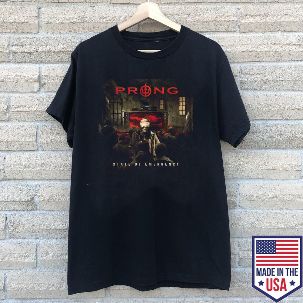 Prong State Of Emergency Cotton Made In USA T Shirt Full Size S5XL Unisex T-Shirt XXXXL
Prong State Of Emergency Cotton Made In USA T Shirt Full Size S5XL Unisex T-Shirt XXXXL