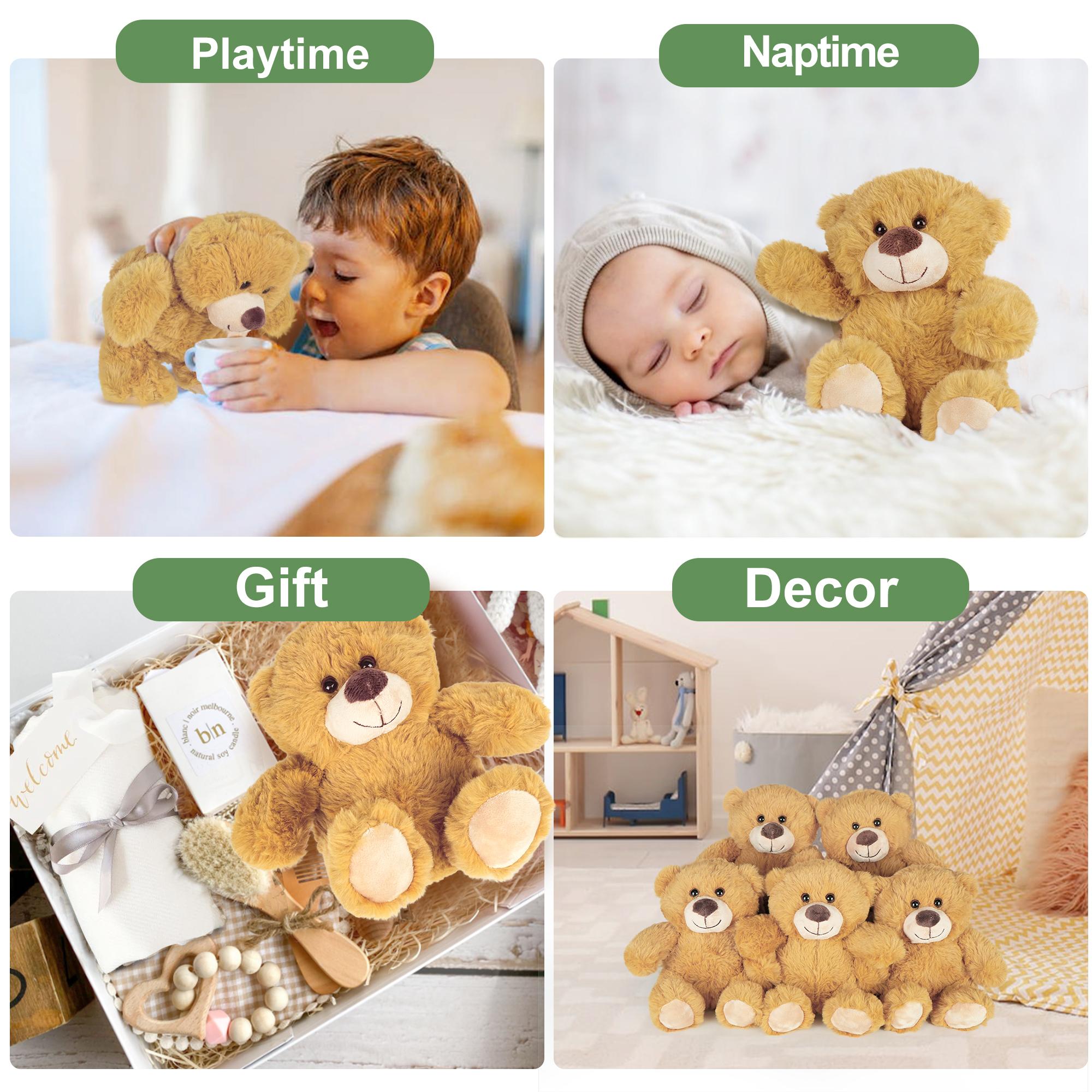5 Pack 8 Teddy Bear Stuffed Animals Brown Teddy Bear Plush Toy, Gifts for Kids Boys Girls Toddlers Baby Shower Christmas Gift United States
5 Pack 8 Teddy Bear Stuffed Animals Brown Teddy Bear Plush Toy, Gifts for Kids Boys Girls Toddlers Baby Shower Christmas Gift United States