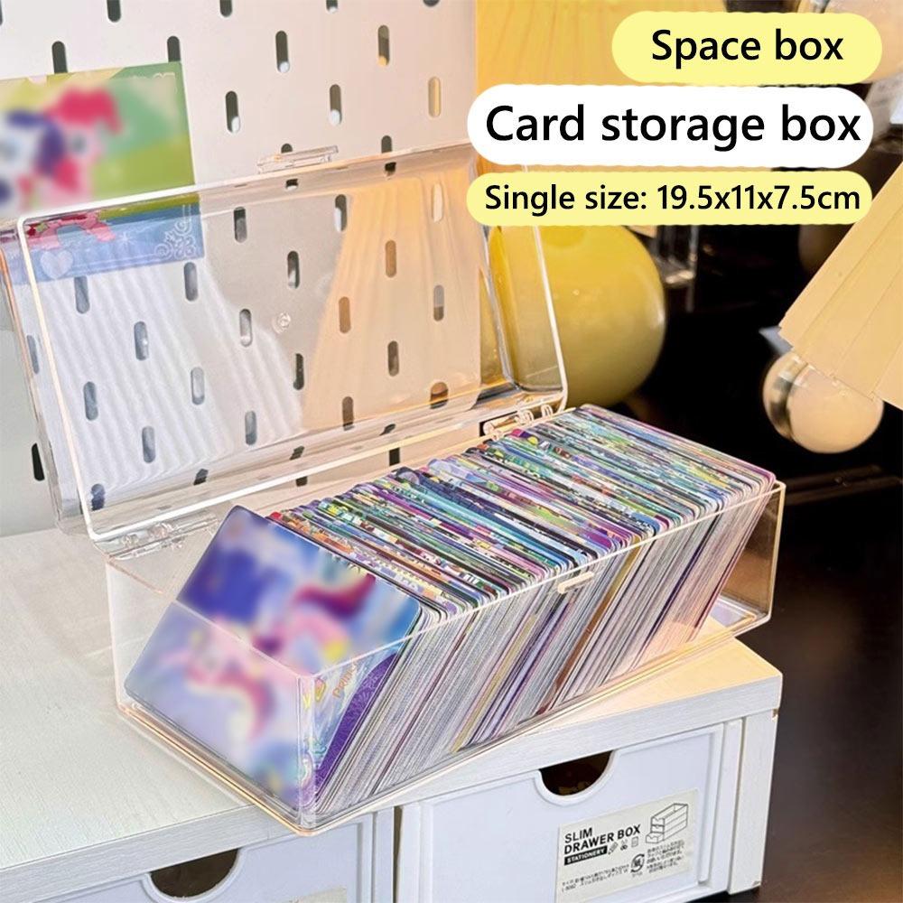 Акриловый бокс для карточек Прозрачный бокс-сюрприз Корейский бокс для хранения K-pop фотокарточки Space
Акриловый бокс для карточек Прозрачный бокс-сюрприз Корейский бокс для хранения K-pop фотокарточки Space