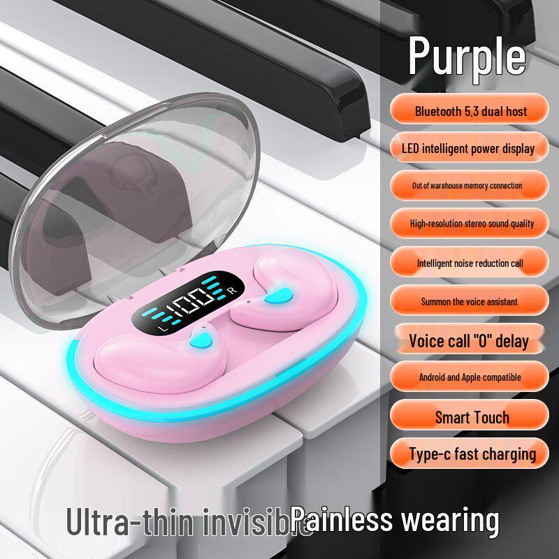 Hot-Selling X55 Mini Wireless Bluetooth Earbuds: In-Ear, Noise-Cancelling, Long Battery Life, Digital Display
Hot-Selling X55 Mini Wireless Bluetooth Earbuds: In-Ear, Noise-Cancelling, Long Battery Life, Digital Display