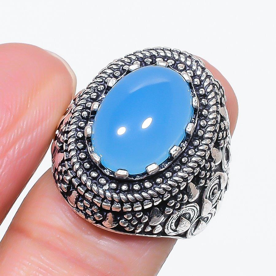 Натуральный фиолетовый халцедон драгоценный камень 925 стерлинговое серебро ювелирное кольцо размер 7 R1R50
Натуральный фиолетовый халцедон драгоценный камень 925 стерлинговое серебро ювелирное кольцо размер 7 R1R50