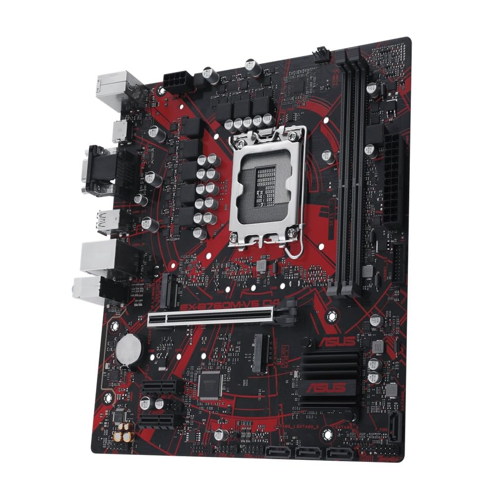 ASUS Intel покоління CPU сумісний LGA1700 B760 оснащений DDR4 mATX продукт авторизованого дистриб ютора EX-B760M-V5 D4-CSM 14th/13th/12th чорний
ASUS Intel покоління CPU сумісний LGA1700 B760 оснащений DDR4 mATX продукт авторизованого дистриб ютора EX-B760M-V5 D4-CSM 14th/13th/12th чорний