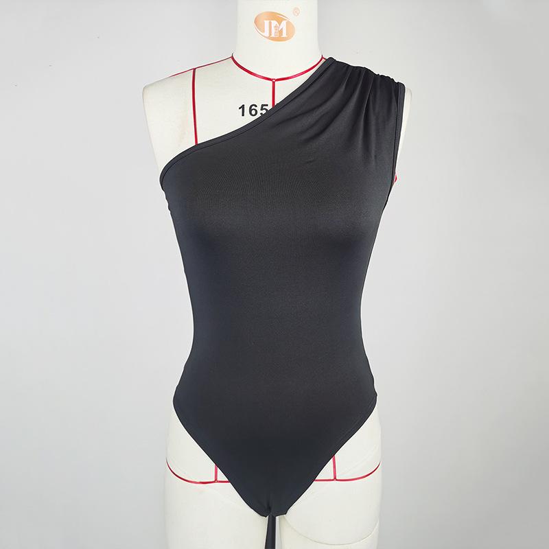 Летняя женская одежда, сексуальный тонкий плиссированный комбинезон без рукавов с наклонным воротником на одно плечо XL
Летняя женская одежда, сексуальный тонкий плиссированный комбинезон без рукавов с наклонным воротником на одно плечо XL