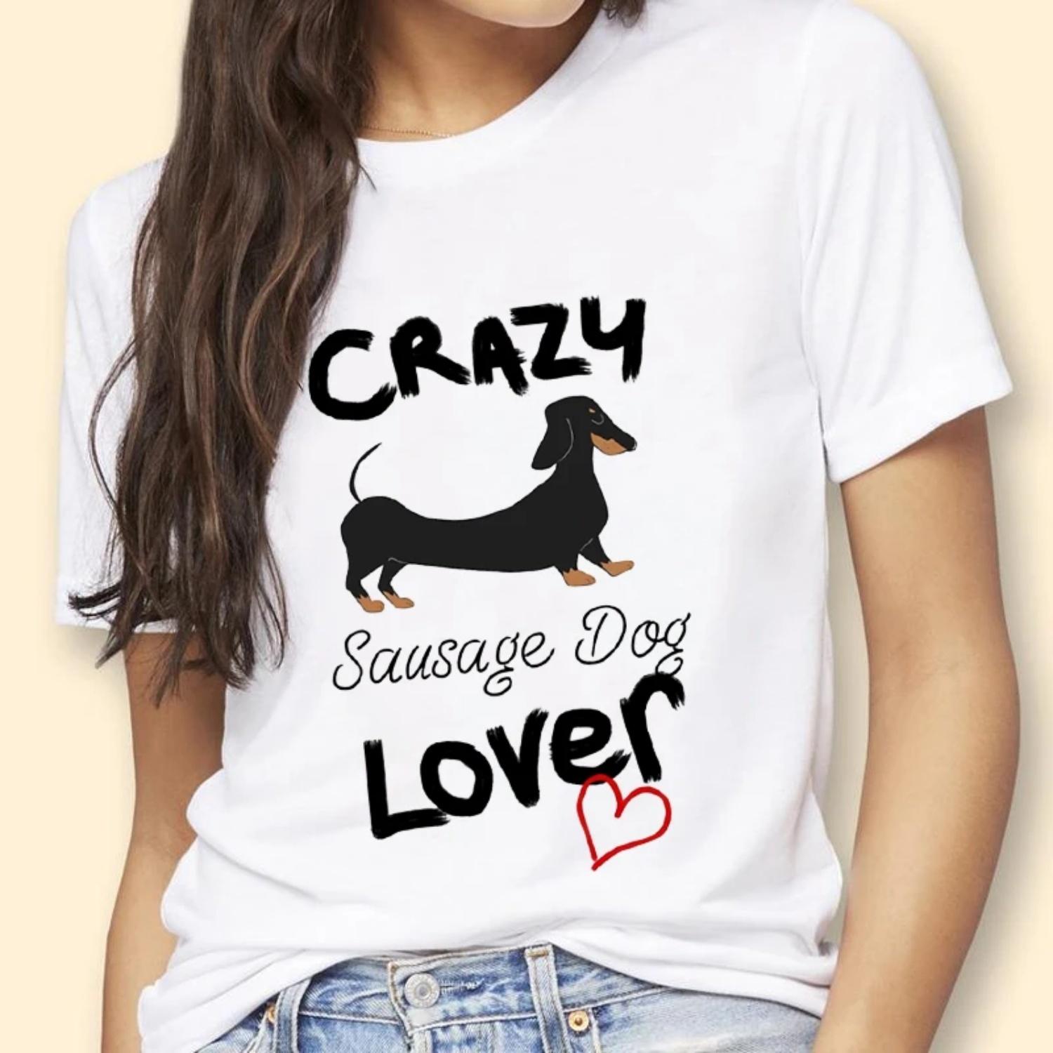 Cute Dachshund Printed T Shirt Women Summer Clothes Top Female White T-Shirt Female Clever Dog Tshirts Casual Tees Shirt Femme XXXXXL білий
Cute Dachshund Printed T Shirt Women Summer Clothes Top Female White T-Shirt Female Clever Dog Tshirts Casual Tees Shirt Femme XXXXXL білий