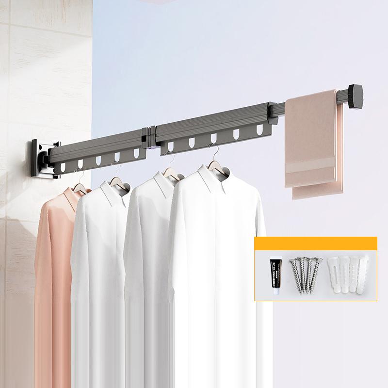 2 Sections Folding Balcony Clothes Drying Rack Wall Mounted Retractable Clothing Pole A
2 Sections Folding Balcony Clothes Drying Rack Wall Mounted Retractable Clothing Pole A