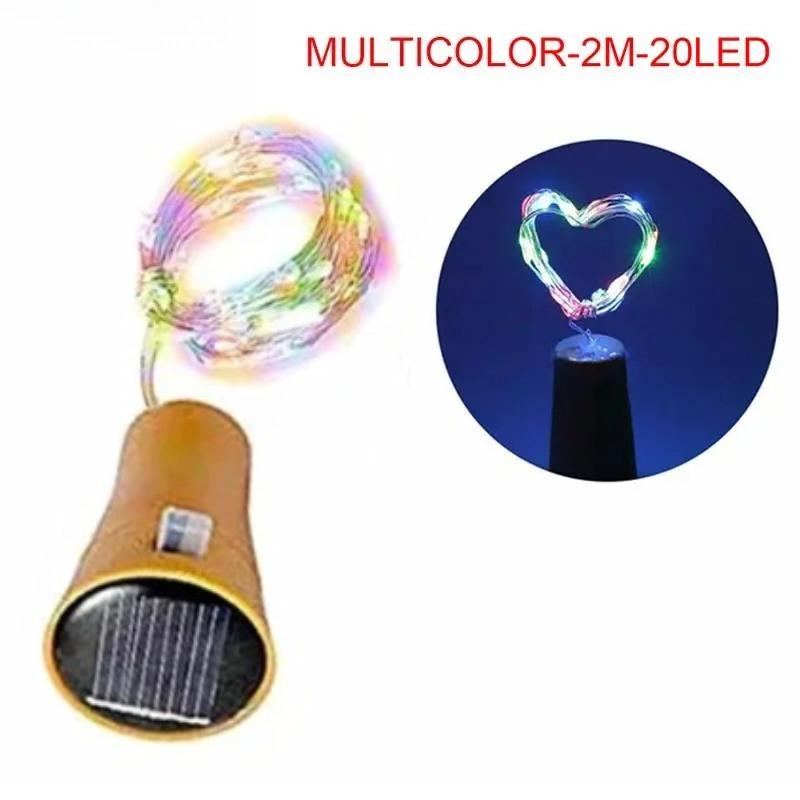 2M Solar Energy Cork Wine Bottle Lights LED Strings Copper Wire Colorful Fairy Lights String for Christmas Party Wedding Decor 2M 20LED-1PC різнокольоровий
2M Solar Energy Cork Wine Bottle Lights LED Strings Copper Wire Colorful Fairy Lights String for Christmas Party Wedding Decor 2M 20LED-1PC різнокольоровий