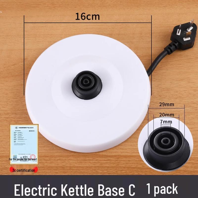 Универсальный электрический чайник с утолщенным дном - Аксессуары для чайника для эффективного нагрева Thickened Copper Wire
Универсальный электрический чайник с утолщенным дном - Аксессуары для чайника для эффективного нагрева Thickened Copper Wire