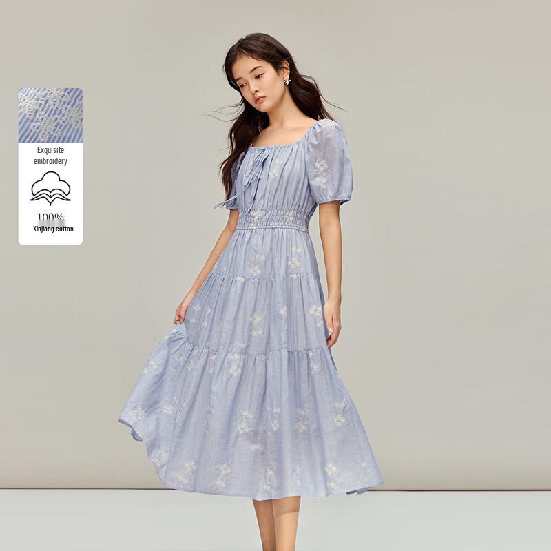 INMAN Ретро-сукня з вишивкою в смужку з бавовни з пишними рукавами L
INMAN Ретро-сукня з вишивкою в смужку з бавовни з пишними рукавами L