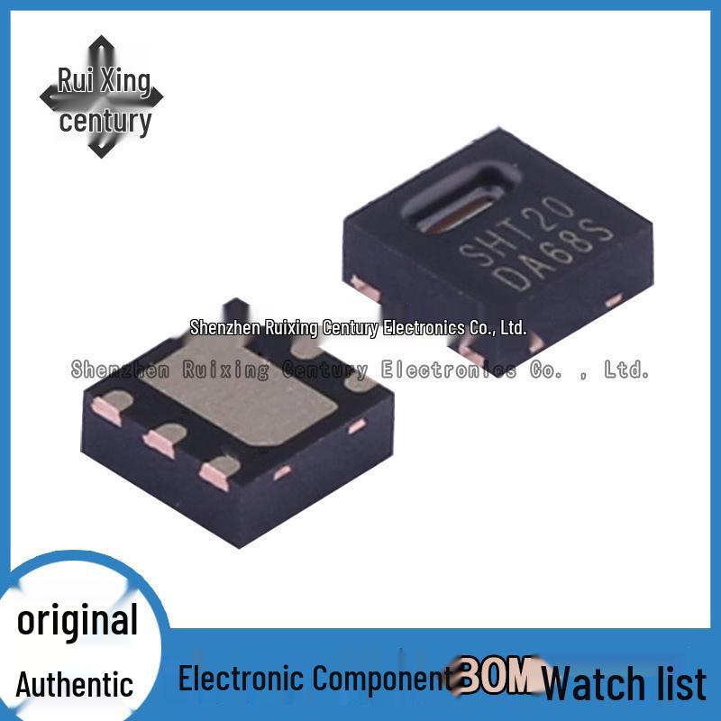 Original SHT20-TR-1.5KS Silkscreen DFN-6 Temperature & Humidity Sensor Chip
Original SHT20-TR-1.5KS Silkscreen DFN-6 Temperature & Humidity Sensor Chip