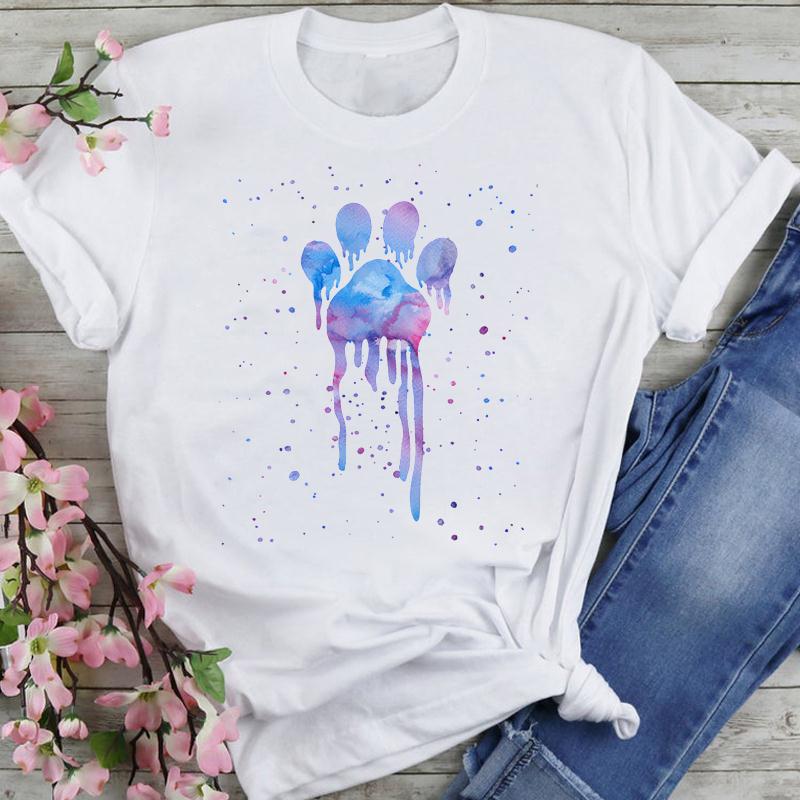 2025 New Women T Shirt Graphic Beach Vacation Dog Paw Trend Cartoon Summer Fashion Short Sleeve Clothes Print Tshirt Female Tops S білий
2025 New Women T Shirt Graphic Beach Vacation Dog Paw Trend Cartoon Summer Fashion Short Sleeve Clothes Print Tshirt Female Tops S білий