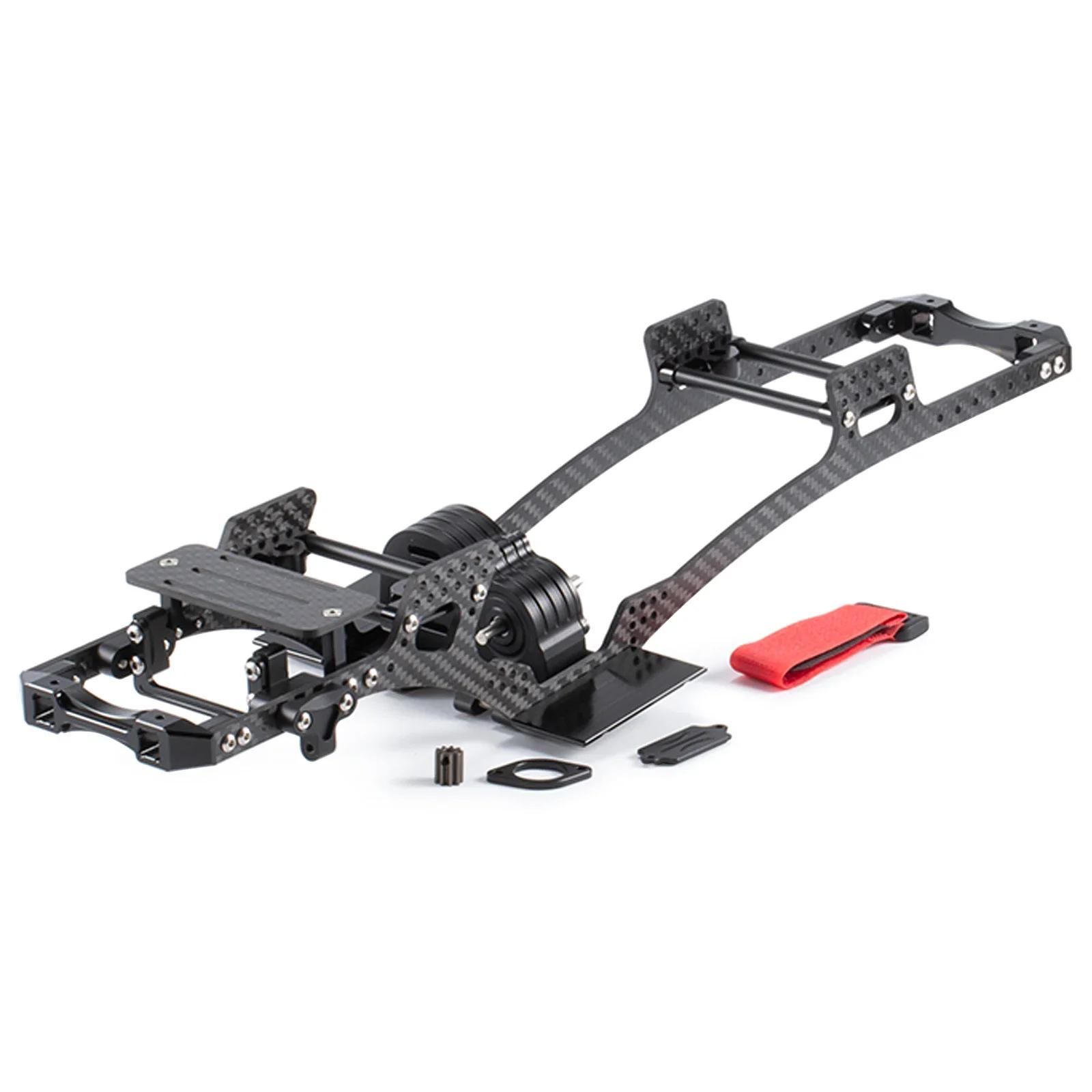 HooCrawler Carbon Fiber LCG Chassis Kit for 1/10 RC Crawler Element Enduro SCX10 III Capra TRX4 AR44 AR46 Portal Axle Builds
HooCrawler Carbon Fiber LCG Chassis Kit for 1/10 RC Crawler Element Enduro SCX10 III Capra TRX4 AR44 AR46 Portal Axle Builds