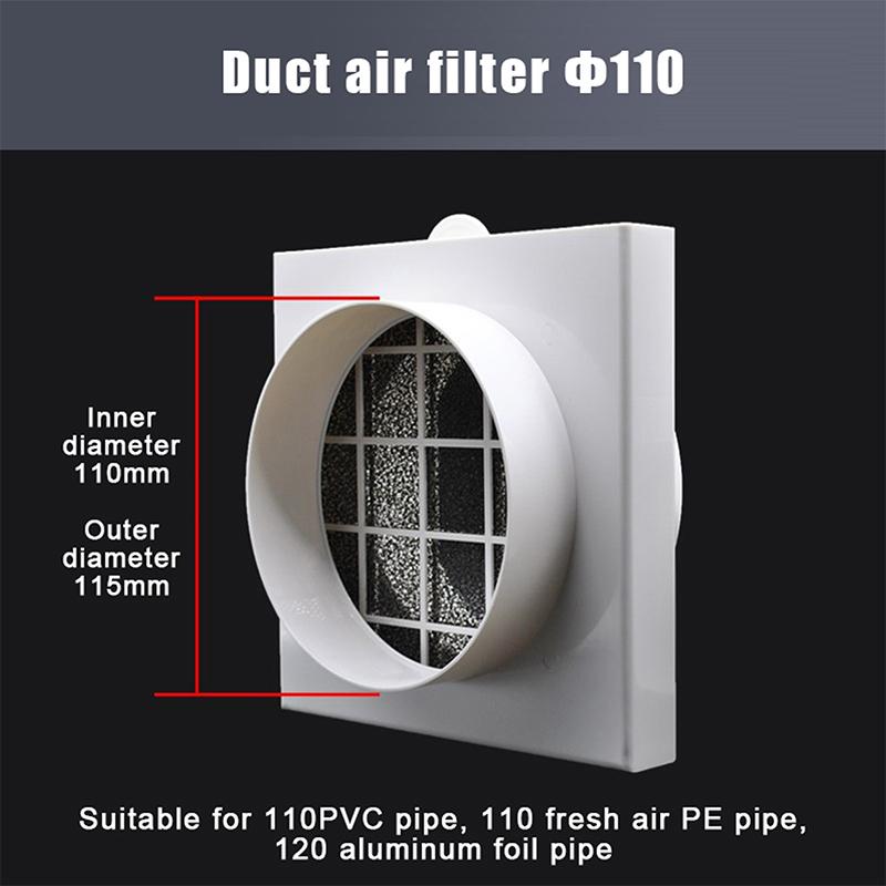 User Friendly Washable Duct Air Filter For PVC And PE Pipes Reusable Sponge Net Supporting Efficient Ventilation 110MM 160MM
User Friendly Washable Duct Air Filter For PVC And PE Pipes Reusable Sponge Net Supporting Efficient Ventilation 110MM 160MM