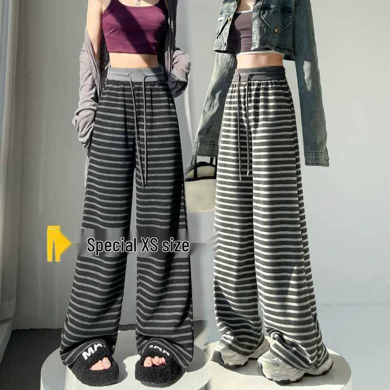 Women s Vintage Striped High Waist Drawstring Pants, Elastic & Loose, Perfect for Spring/Autumn. S (80-95 jin)
Women s Vintage Striped High Waist Drawstring Pants, Elastic & Loose, Perfect for Spring/Autumn. S (80-95 jin)