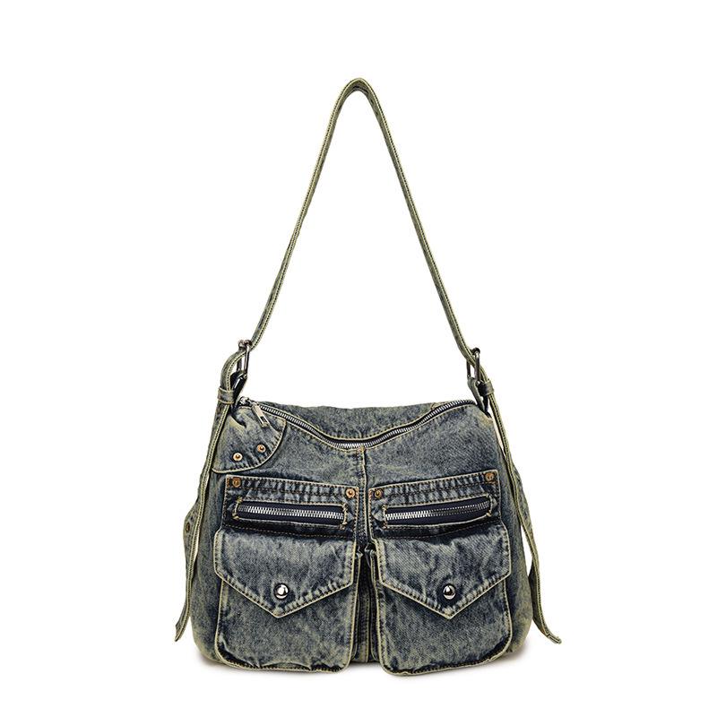 Women s Large Capacity Retro Canvas Crossbody Tote Bag with Double Pockets - Autumn 2025. One Size синий
Women s Large Capacity Retro Canvas Crossbody Tote Bag with Double Pockets - Autumn 2025. One Size синий