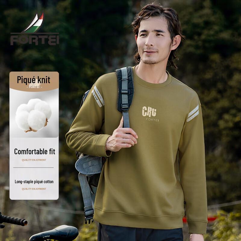 FORTEI Мужской осенний свитшот с круглым вырезом из пике из длинноволокнистого хлопка 3XL
FORTEI Мужской осенний свитшот с круглым вырезом из пике из длинноволокнистого хлопка 3XL