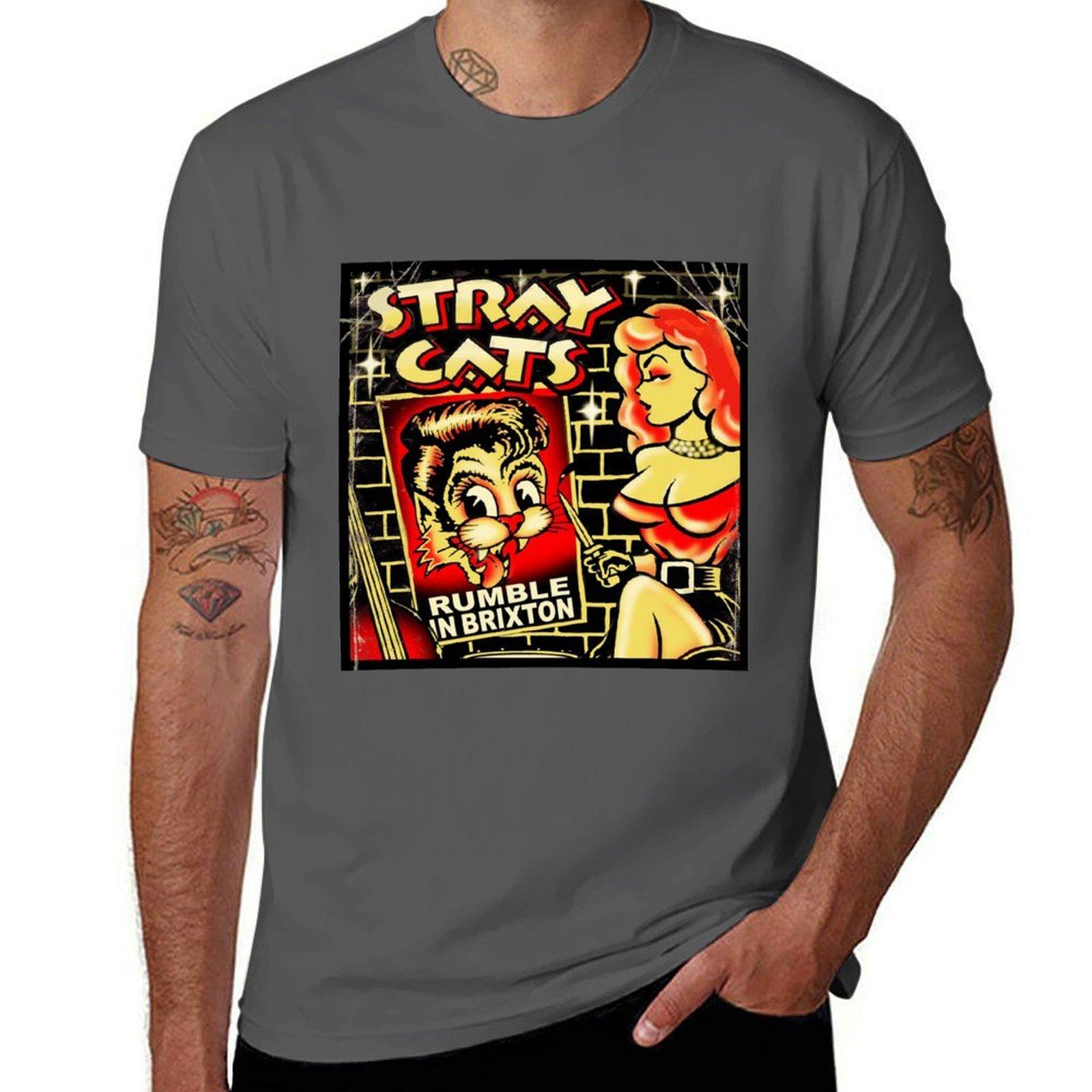 Stray Cats Brian Setzer TShirt Trendy Pattern TShirt for Men 4XL
Stray Cats Brian Setzer TShirt Trendy Pattern TShirt for Men 4XL