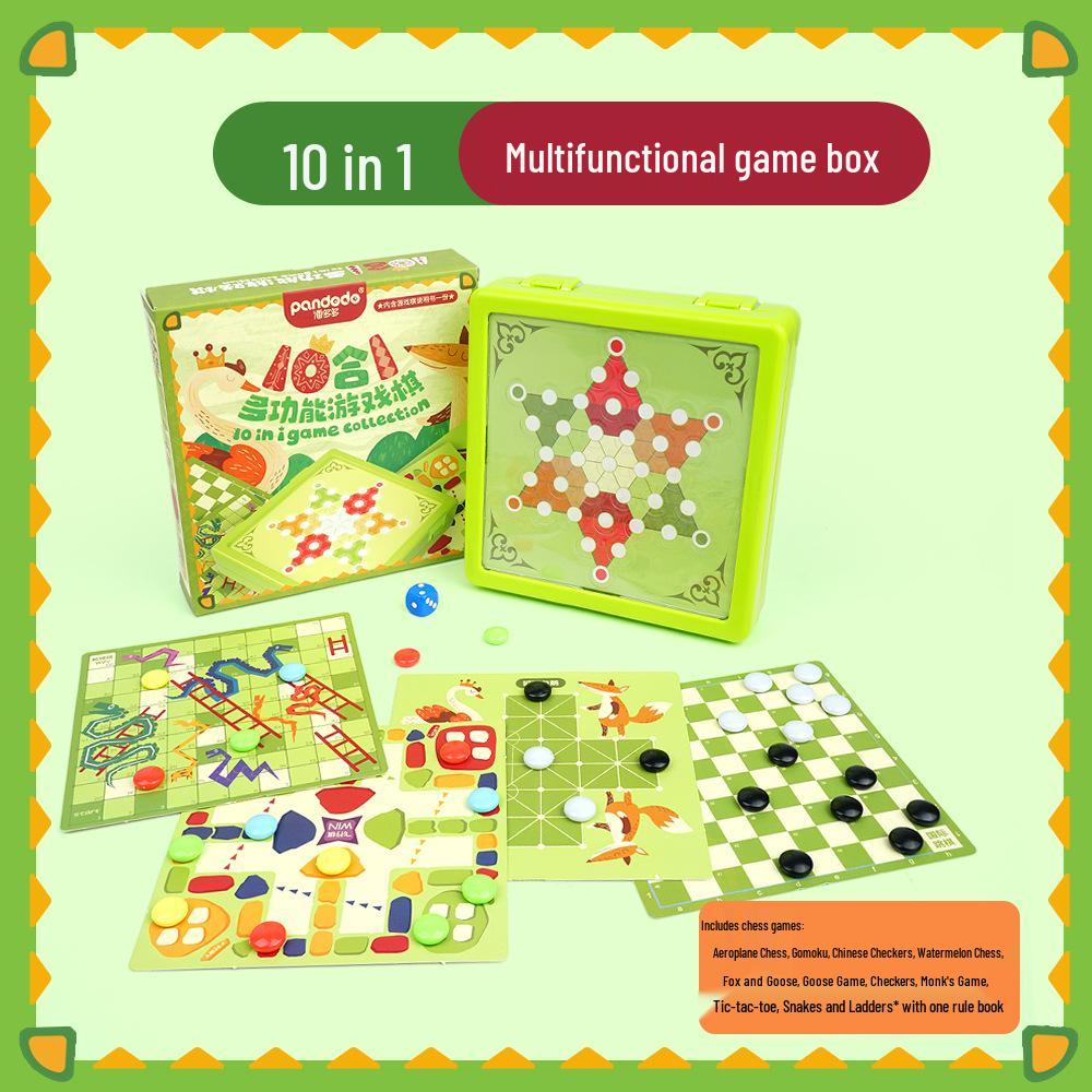 Десять в одном Шахматы и настольная игра для развлечения родителей и детей и сражений двух игроков
Десять в одном Шахматы и настольная игра для развлечения родителей и детей и сражений двух игроков