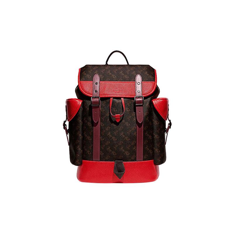 COACH Hitch 31 classic old pattern drawstring and buckle closure with cow leather backpack backpack large size men s brown with red коричневий
COACH Hitch 31 classic old pattern drawstring and buckle closure with cow leather backpack backpack large size men s brown with red коричневий