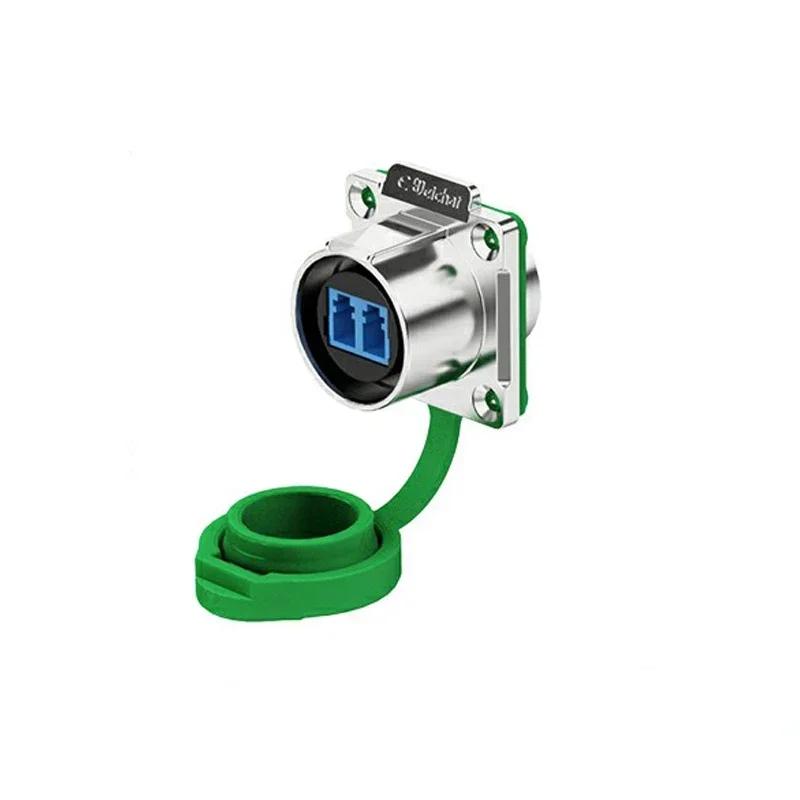 LP24 Waterproof 1m Extension Cable Wire LC to LC Optical Fiber Connector M24 Industrial Binuclear Aviation Singal Adapter
LP24 Waterproof 1m Extension Cable Wire LC to LC Optical Fiber Connector M24 Industrial Binuclear Aviation Singal Adapter