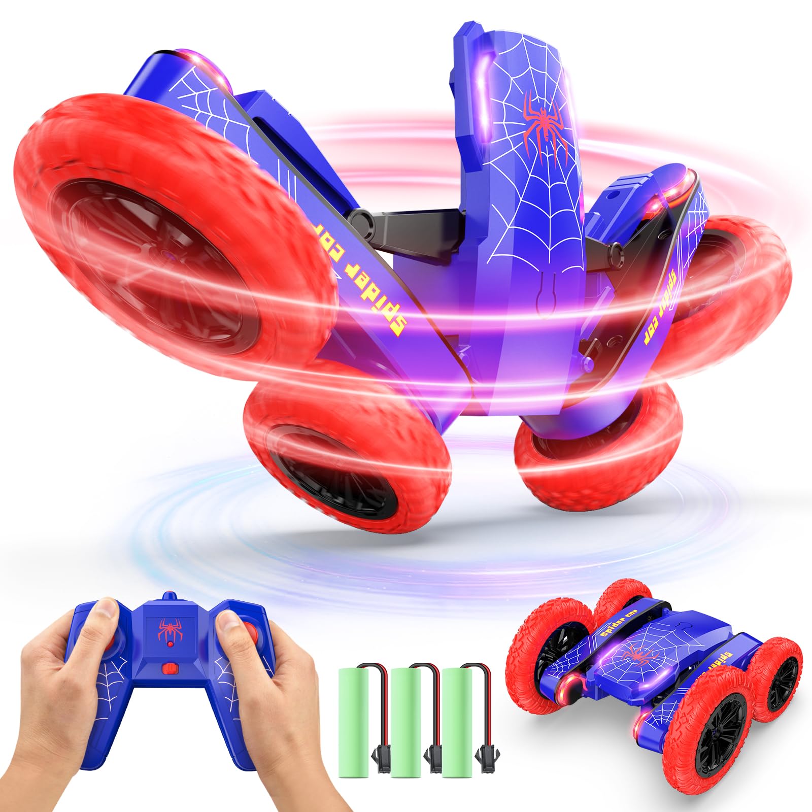 DEERC 4WD Remote Control Car for Remote Control Transformable Stunt Run USB LED Perfect Gift for Elementary and Middle School Kindergarten Entrance
DEERC 4WD Remote Control Car for Remote Control Transformable Stunt Run USB LED Perfect Gift for Elementary and Middle School Kindergarten Entrance