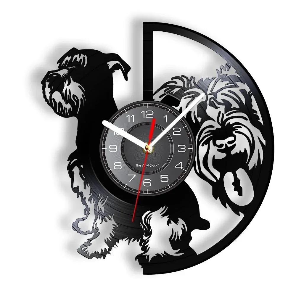 Mini Schnauzer Dog Silhouette Vinyl Record Wall Clock Donald German Breed Mane Dog Home Decoration Wall Decoration Art Watch
Mini Schnauzer Dog Silhouette Vinyl Record Wall Clock Donald German Breed Mane Dog Home Decoration Wall Decoration Art Watch
