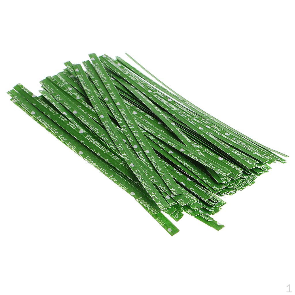 100 Colorful Kraft Tie 8cm For Sweets Cone зелений
100 Colorful Kraft Tie 8cm For Sweets Cone зелений