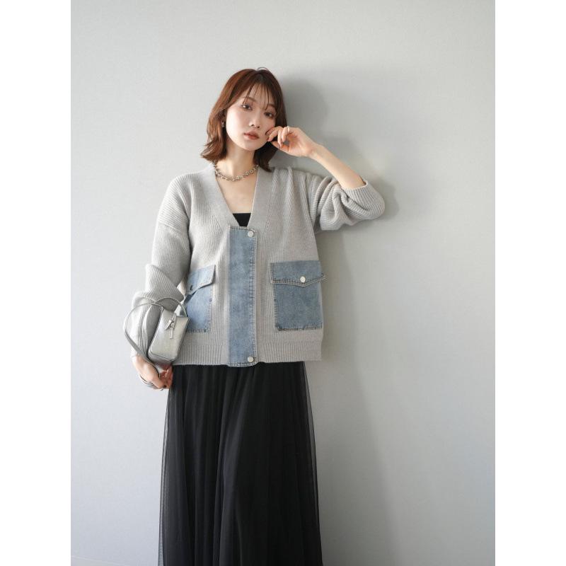 Japanese Style Knit Denim Cardigan & Mesh Skirt Set - 2025 Autumn/Winter Collection One Size
Japanese Style Knit Denim Cardigan & Mesh Skirt Set - 2025 Autumn/Winter Collection One Size