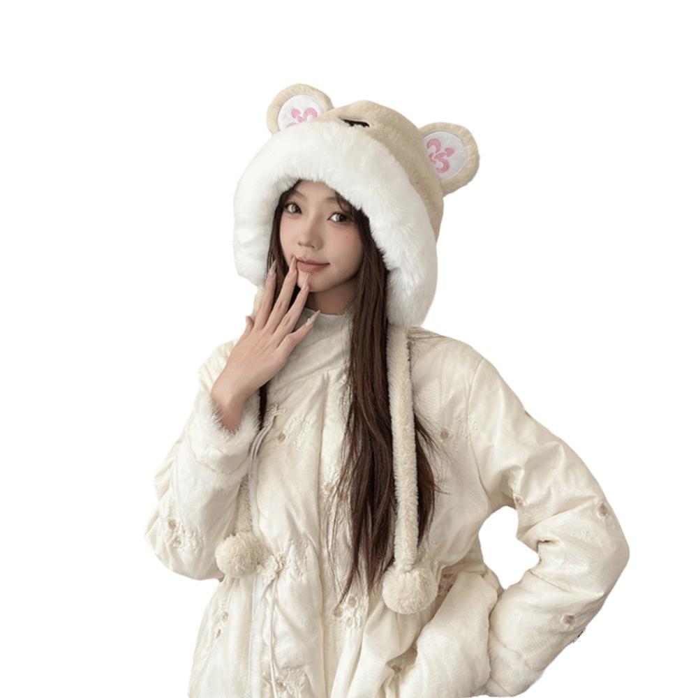 Bucket Hat Casual Winter Warm Hat Thickened Bear Ear Embroidery Beanies Cap Windproof Keep Warm Bucket Hat for Women бежевий
Bucket Hat Casual Winter Warm Hat Thickened Bear Ear Embroidery Beanies Cap Windproof Keep Warm Bucket Hat for Women бежевий