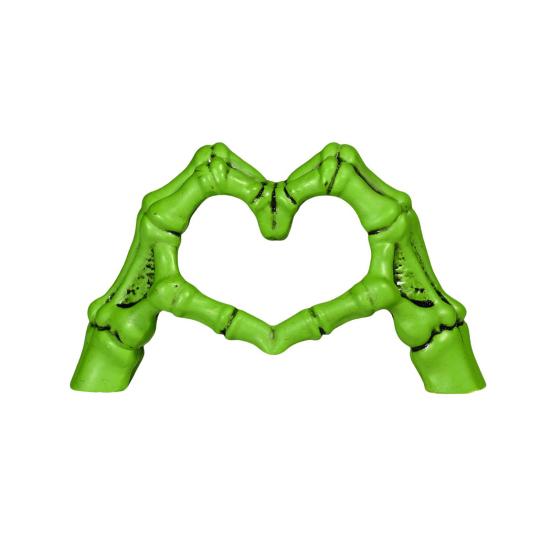 Статуэтка Скелет Жест Любви Смола Форма Сердца Руки Скульптура Готическое Сердце Скелет Жест Пальцами Фигурка Романтический Подарок на Хэллоуин для Пар зелёный
Статуэтка Скелет Жест Любви Смола Форма Сердца Руки Скульптура Готическое Сердце Скелет Жест Пальцами Фигурка Романтический Подарок на Хэллоуин для Пар зелёный