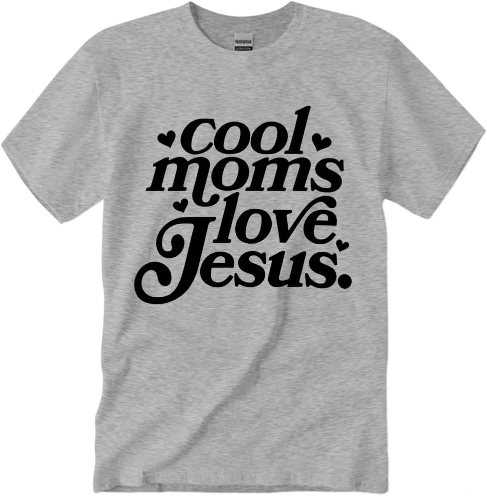 Cool Moms Love Jesus T-Shirt Christian Jesus Mama Shirt for Women Casual Crew Neck Short Sleeve Letter Graphic Tee Tops 5XL різнокольоровий
Cool Moms Love Jesus T-Shirt Christian Jesus Mama Shirt for Women Casual Crew Neck Short Sleeve Letter Graphic Tee Tops 5XL різнокольоровий