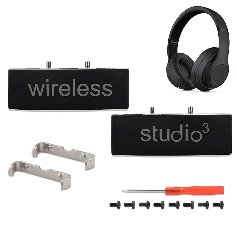 Studio 3 hinge headband connector replacement metal repair parts Beats 3.0 Compatible with wireless over-ear headphone repair kit (black)
Studio 3 hinge headband connector replacement metal repair parts Beats 3.0 Compatible with wireless over-ear headphone repair kit (black)