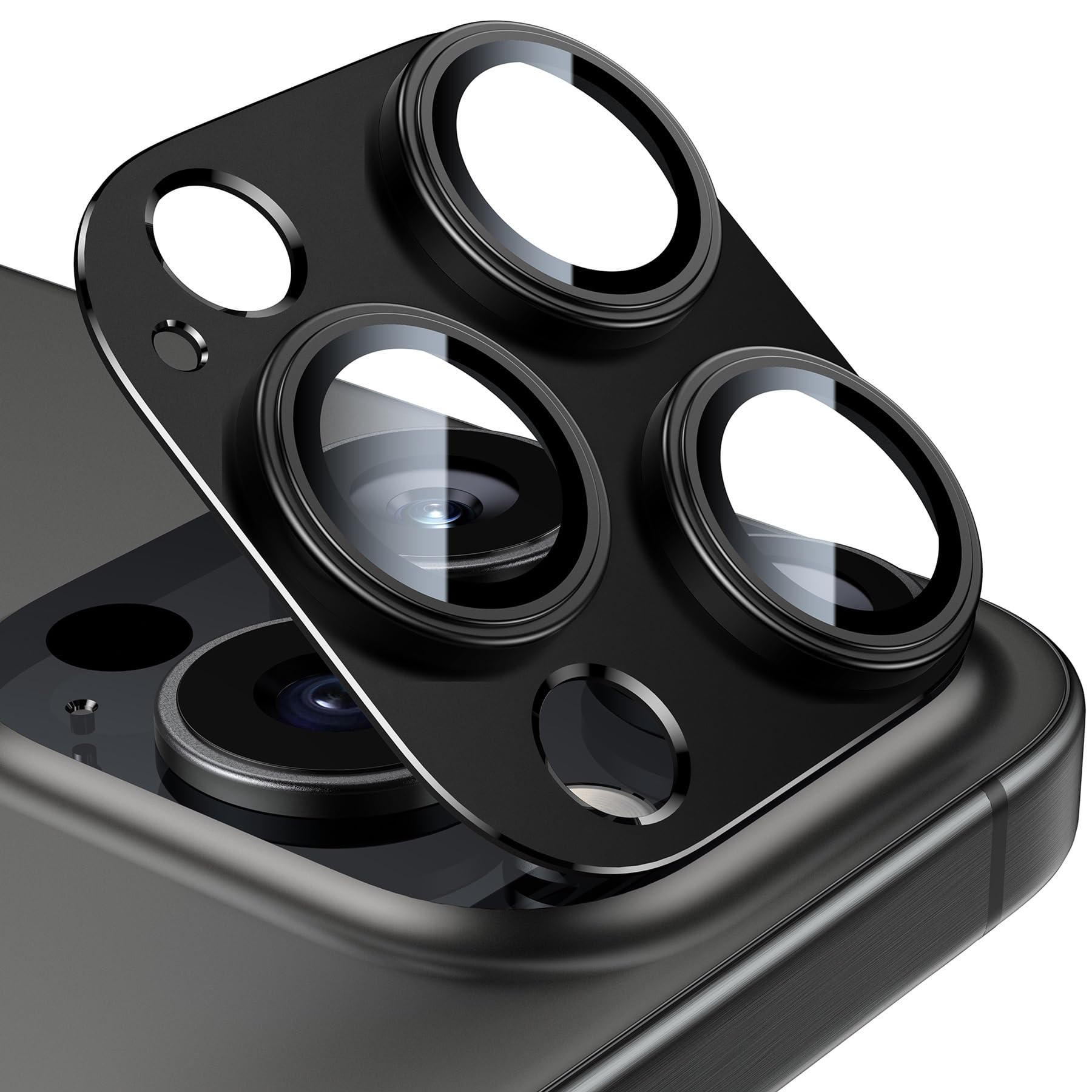 Esanik Набор из 2 штук для iPhone 16, 16 Pro, 14, 14 Pro max, пленка для камеры из алюминиевого сплава, защитная крышка для объектива, защитное закаленное стекло, ударопрочное
Esanik Набор из 2 штук для iPhone 16, 16 Pro, 14, 14 Pro max, пленка для камеры из алюминиевого сплава, защитная крышка для объектива, защитное закаленное стекло, ударопрочное