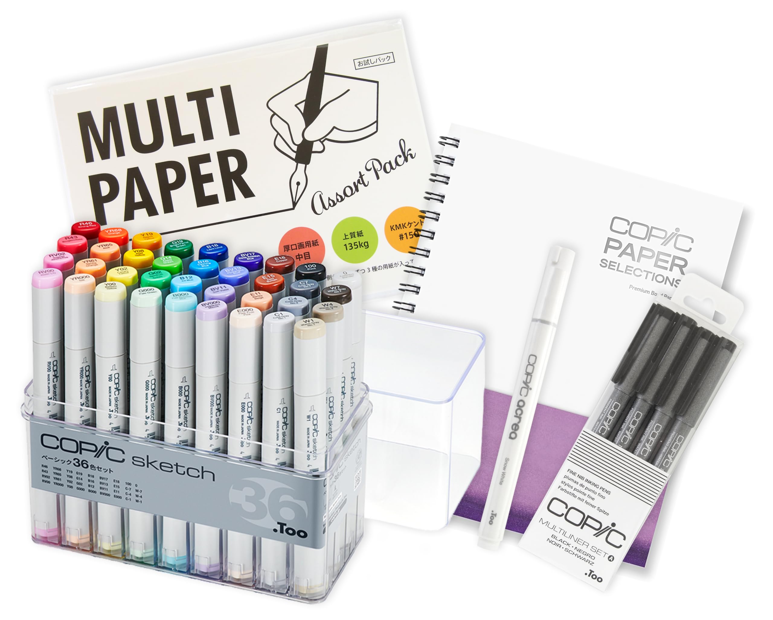 Набір Copic Sketch Basic 36, Кольори, Японія, Маркери, Ручки, чорний
Набір Copic Sketch Basic 36, Кольори, Японія, Маркери, Ручки, чорний