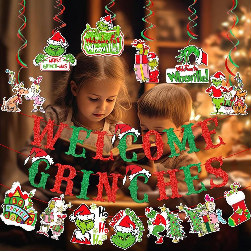 Christmas Decorations Welcome To The Christmas Decorations Party Supplies Christmas Party Decorations 9pc One Size
Christmas Decorations Welcome To The Christmas Decorations Party Supplies Christmas Party Decorations 9pc One Size