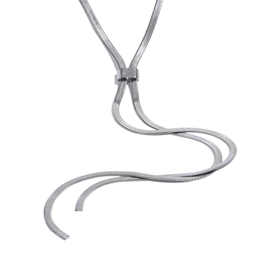 Yhpup Exquisite Stainless Steel Long Snake Chain Chest Sexy Necklace for Women Waterproof Metal Statement Fashion Jewelry Bijoux
Yhpup Exquisite Stainless Steel Long Snake Chain Chest Sexy Necklace for Women Waterproof Metal Statement Fashion Jewelry Bijoux