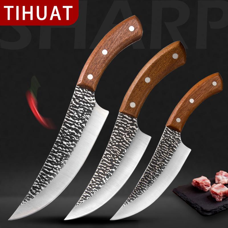 TIHUAT 5 6 7-дюймовый нож для обвалки для рыбалки, тесак для мяса, фруктовые овощи, нарезка, кухонный резак, мясной нож
TIHUAT 5 6 7-дюймовый нож для обвалки для рыбалки, тесак для мяса, фруктовые овощи, нарезка, кухонный резак, мясной нож