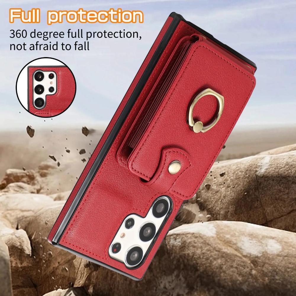 Plain Leather Phone Case for Samsung Galaxy S25 Ultra S25Edge S24 Plus S23 S20 FE S22 Note20 A56 A36 5G Ring Card Holder Wallet Galaxy A36 5G червоний
Plain Leather Phone Case for Samsung Galaxy S25 Ultra S25Edge S24 Plus S23 S20 FE S22 Note20 A56 A36 5G Ring Card Holder Wallet Galaxy A36 5G червоний