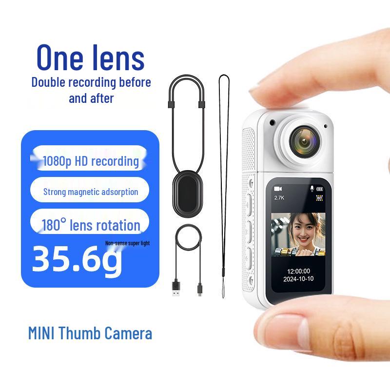 S70 Magnetic HD 2.7K Night Vision Sports Camera with Anti-Shake for Outdoor Cycling and Neck Hanging
S70 Magnetic HD 2.7K Night Vision Sports Camera with Anti-Shake for Outdoor Cycling and Neck Hanging