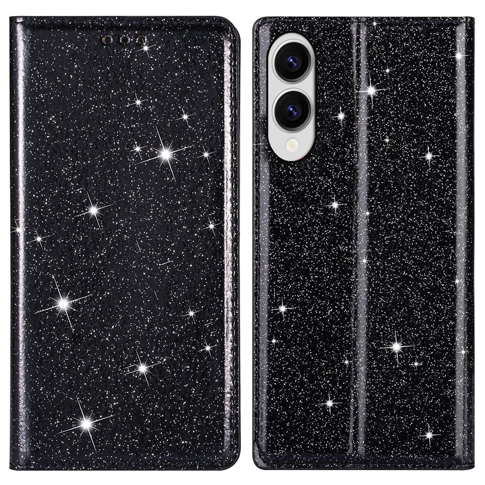 For Samsung Galaxy S25 Edge Case Glittery PU Leather+TPU Card Slot Phone Cover Black
For Samsung Galaxy S25 Edge Case Glittery PU Leather+TPU Card Slot Phone Cover Black