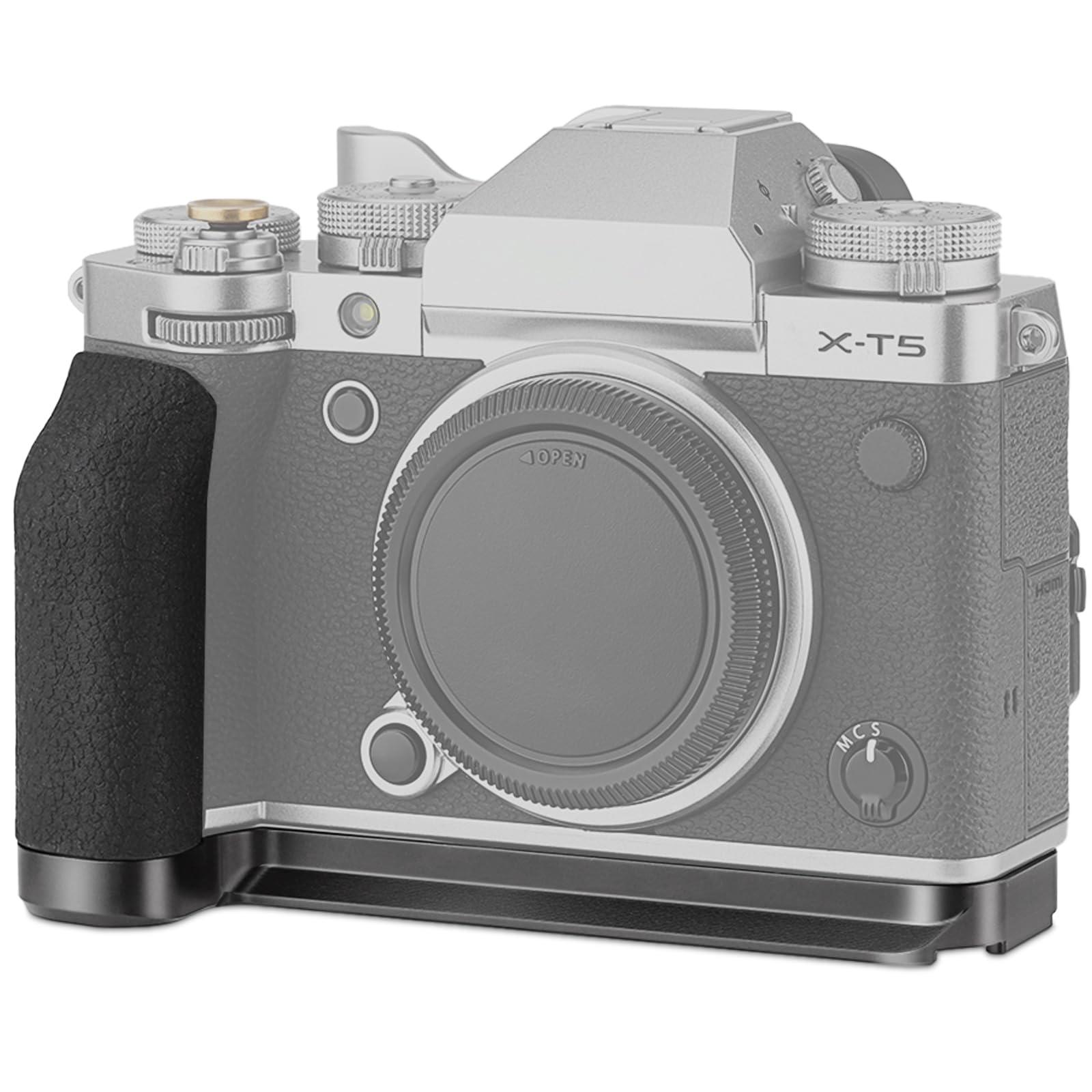 Haoge Handle Grip for Fujifilm XT5 Grip with Ergonomic Silicone Side Handle and Plate for DJI Mini Gimbal Black X-T5 Camera, L-Shaped Arca-Swiss чорний
Haoge Handle Grip for Fujifilm XT5 Grip with Ergonomic Silicone Side Handle and Plate for DJI Mini Gimbal Black X-T5 Camera, L-Shaped Arca-Swiss чорний