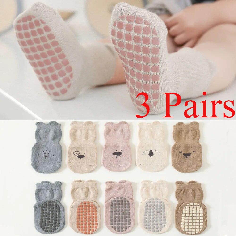 3Pairs/Lot Cartoon Baby Socks Infant Newborn Anti-Slip Cotton Floor Socks For Girls Boys Cute Unisex Rubber Grips Toddler Socken 0 to 1 year
3Pairs/Lot Cartoon Baby Socks Infant Newborn Anti-Slip Cotton Floor Socks For Girls Boys Cute Unisex Rubber Grips Toddler Socken 0 to 1 year