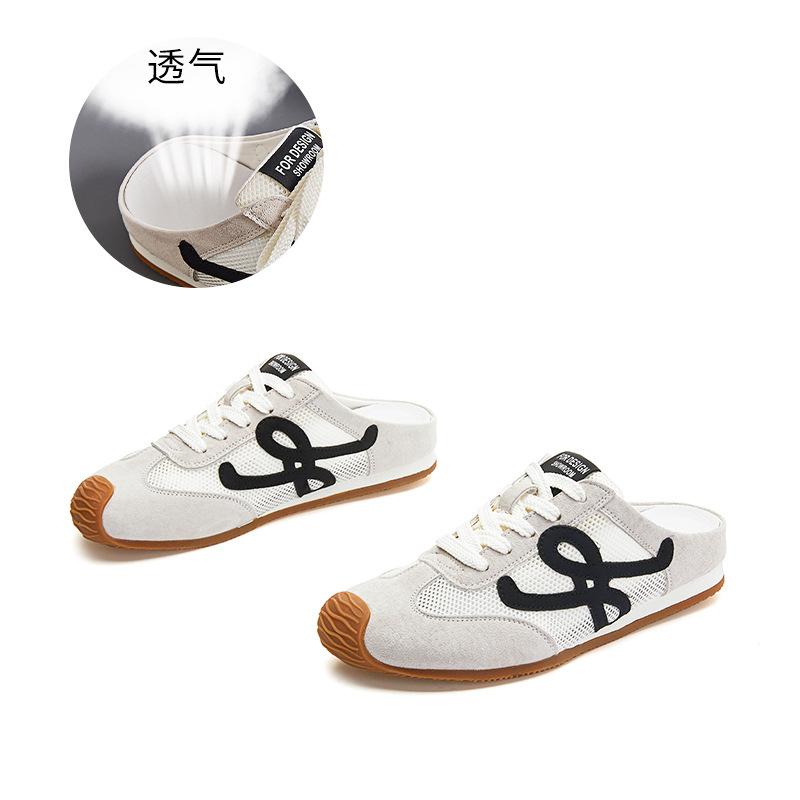 Кожаные уродливые милые сетчатые тапочки на шнуровке с сумкой на голову женские 2025 носить одну педаль универсальные плоские немецкие кроссовки спортивные 40 бежевый
Кожаные уродливые милые сетчатые тапочки на шнуровке с сумкой на голову женские 2025 носить одну педаль универсальные плоские немецкие кроссовки спортивные 40 бежевый